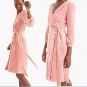 NWT J. Crew Velvet Wrap Dress